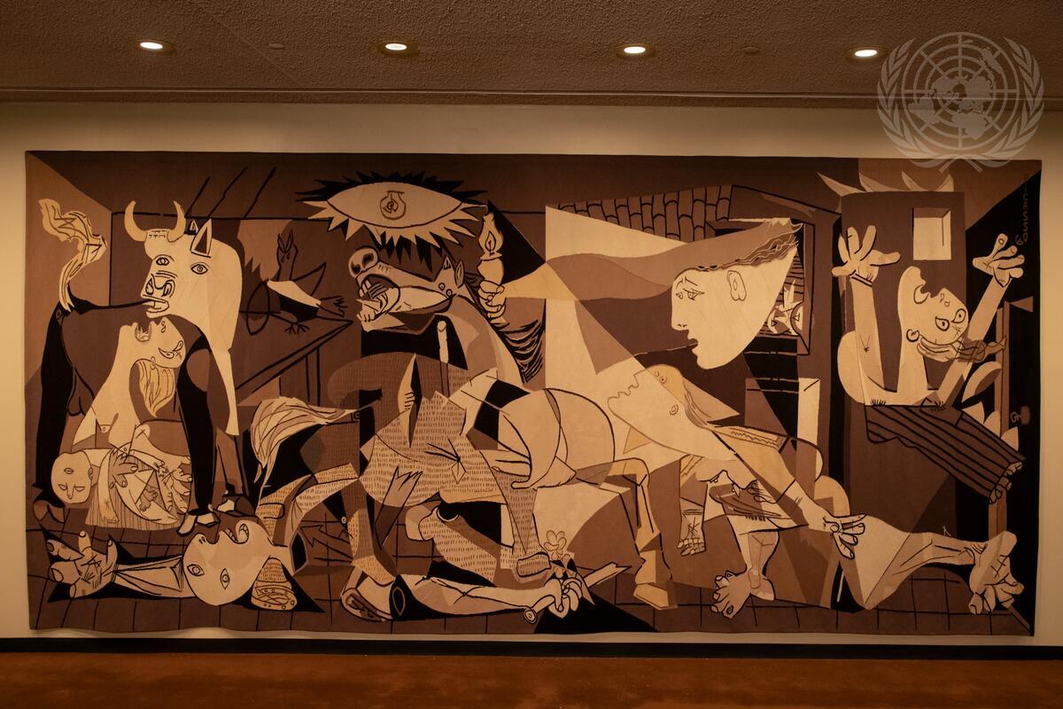 Picasso’s Guernica tapestry returns to the United Nations