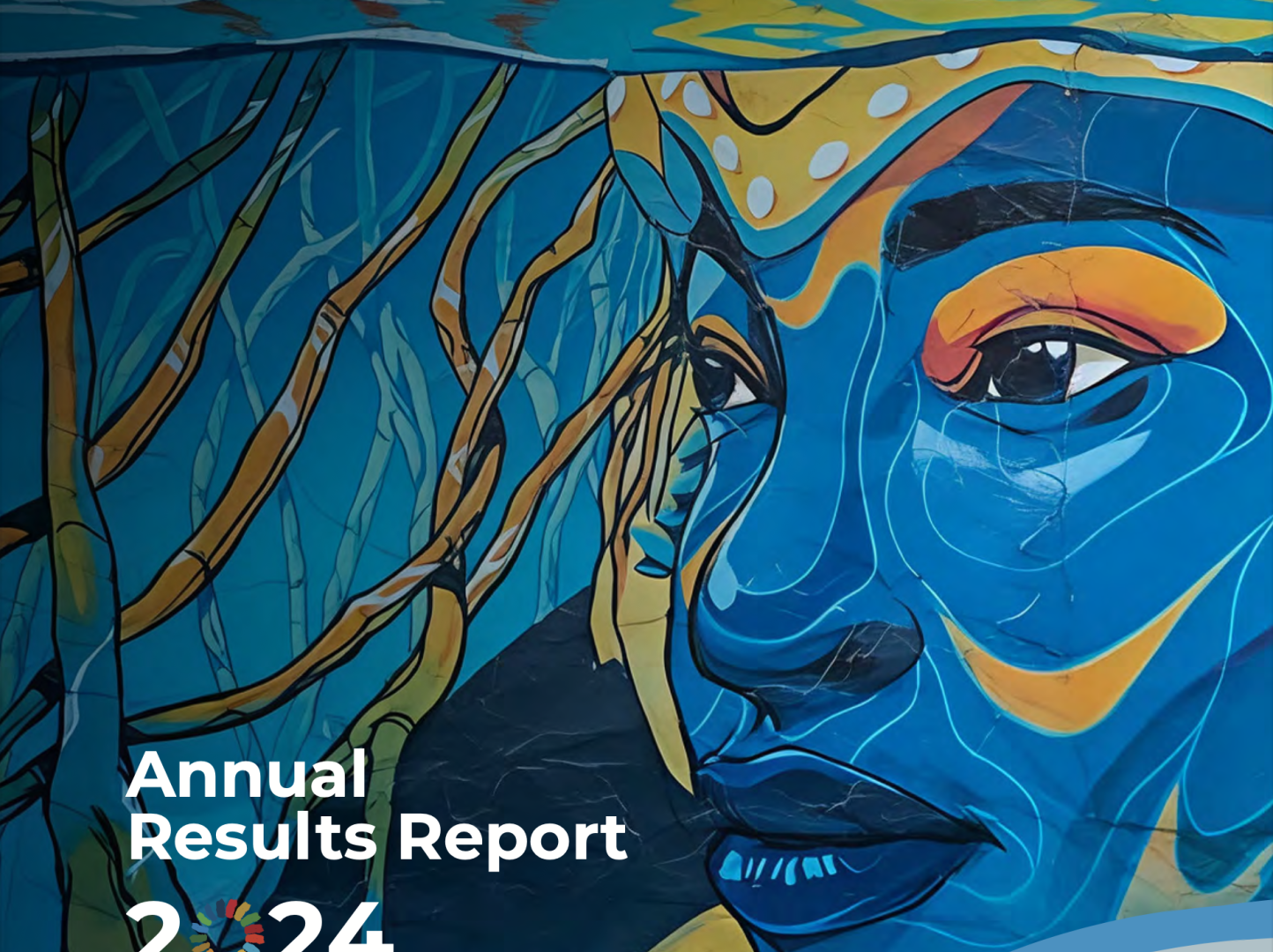Cover of the The UN Jamaica MultiCountry Office (MCO) Annual Results Report highlighting UN System achievements in Jamaica, The Bahamas, Bermuda, Cayman Islands and Turks & Caicos Islands.