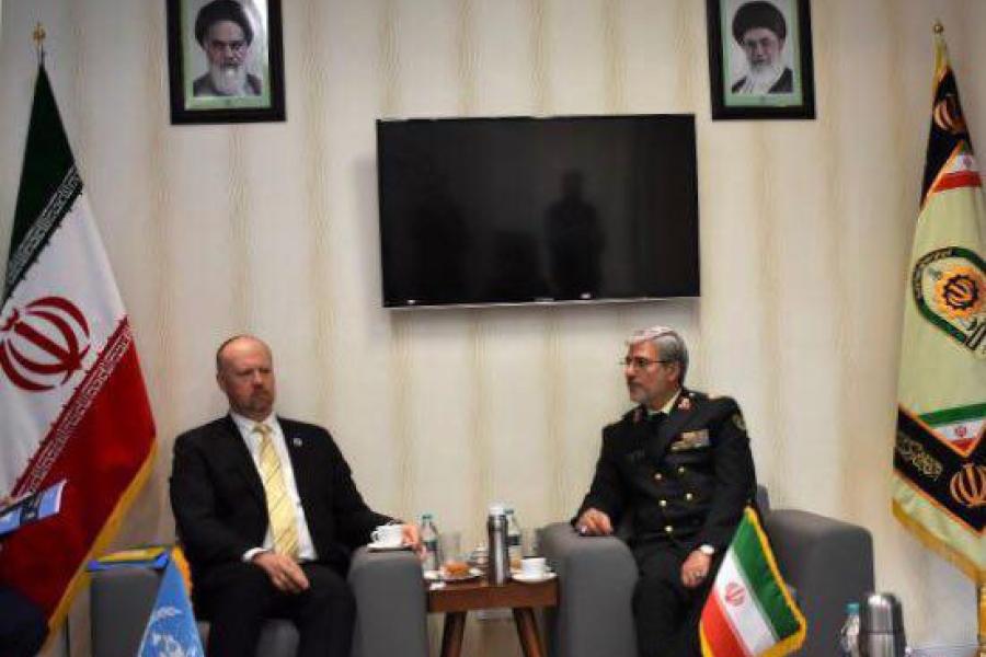 UNODC Iran Country Representative, and Head of the Islamic Republic of Iran Amin Police University met and discussed mutual interests.
