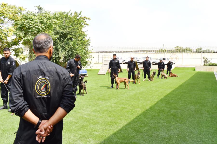 UNODC enhances the capacity of Iranian Customs K9 center through providing fully trained dogs and training of handlers