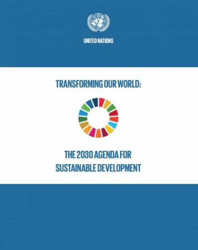 Transforming our World: The 2030 Agenda for Sustainable Development
